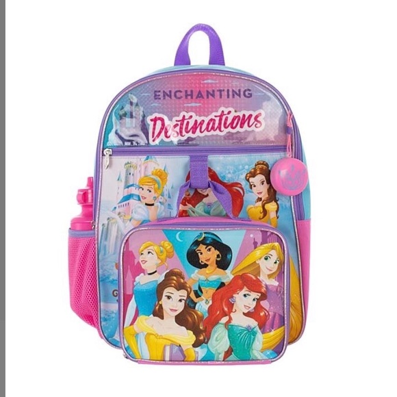 Bioworld Other - Disney Princess Pink Backpack & Water Bottle Set